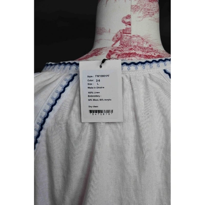 Pre-owned March11 White Linen  Top