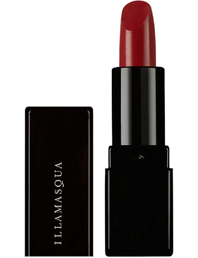 Shop Illamasqua Semi-matte Lipstick In Midnight