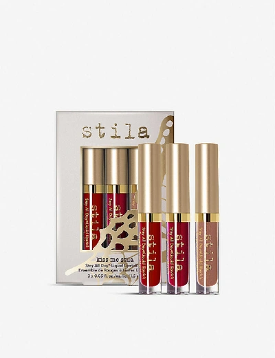Shop Stila Stay All Day Liquid Lipstick Set 3x1.5ml