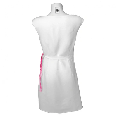 Pre-owned John Richmond Mid-length Dress In White