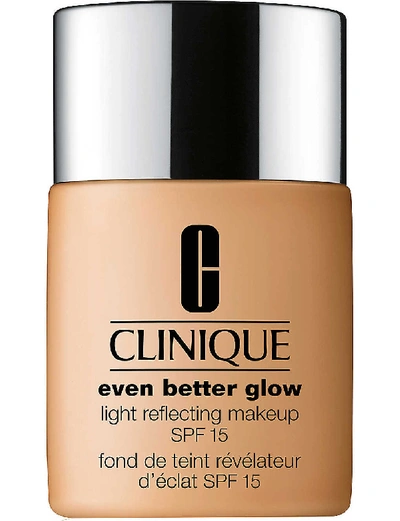 Shop Clinique Even Better Glow Light Reflecting Makeup Spf 15 30ml In Wn 54 Honey Wheat