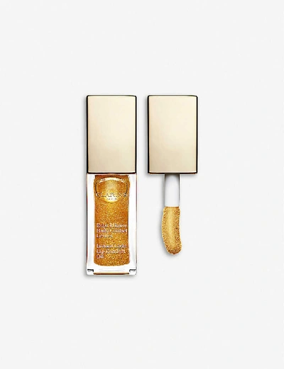 Shop Clarins Comfort Lip Oil In Honey Shimmer