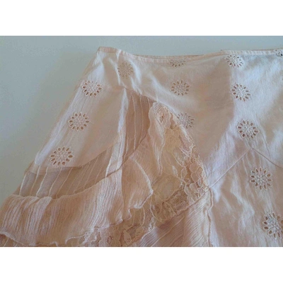 Pre-owned Antik Batik Mini Skirt In Pink