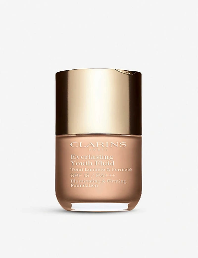 Shop Clarins 102.5 Everlasting Youth Fluid Foundation 30ml