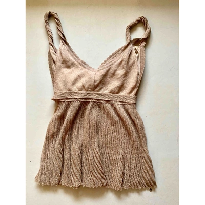 Pre-owned Maje Camisole In Metallic