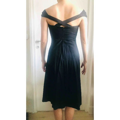 Pre-owned Saint Laurent Mid-length Dress In Black