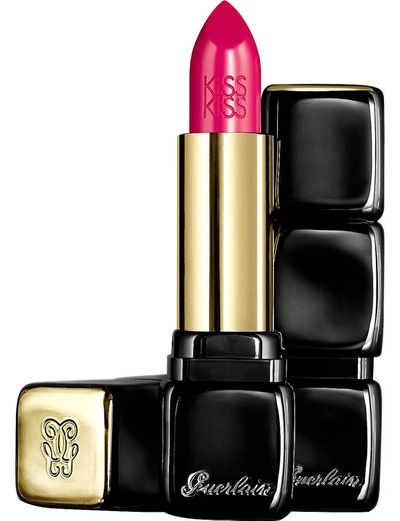 Shop Guerlain Kisskiss Shaping Cream Lip Colour 3.5g In Excessive Rose