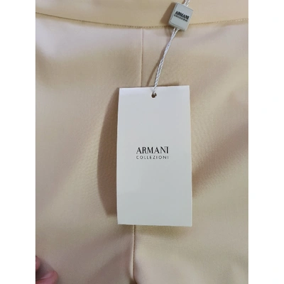 Pre-owned Armani Collezioni Wool Trousers