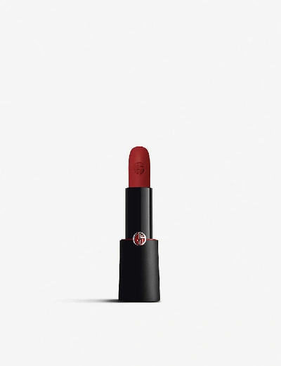 Shop Giorgio Armani 403 Rouge D'armani Matte Lipstick 4g