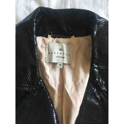 Pre-owned Essentiel Antwerp Jacket In Black