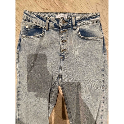 Pre-owned Anine Bing Spring Summer 2019 Blue Cotton Jeans