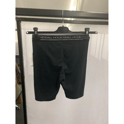 Pre-owned Kendall + Kylie Black Cotton Shorts
