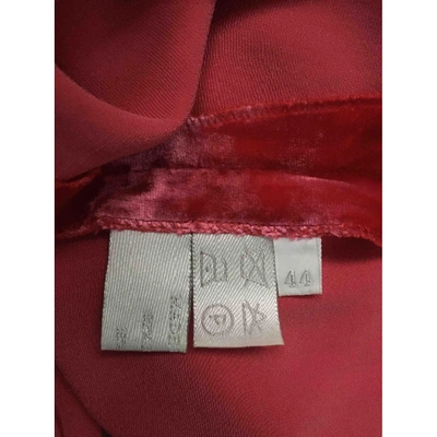 Pre-owned Miu Miu Pink Silk Skirt