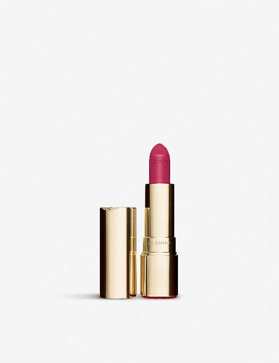 Shop Clarins Joli Rouge Velvet Lipstick 3.5g In Raspberry