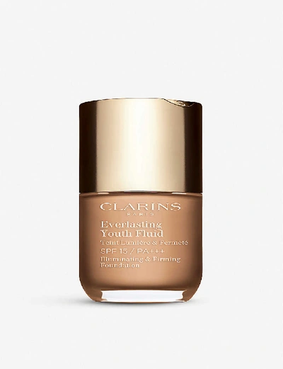 Shop Clarins 110 Everlasting Youth Fluid Foundation 30ml