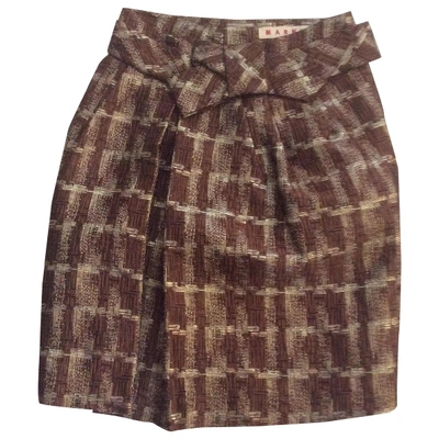 Pre-owned Marni Skirt In Brown