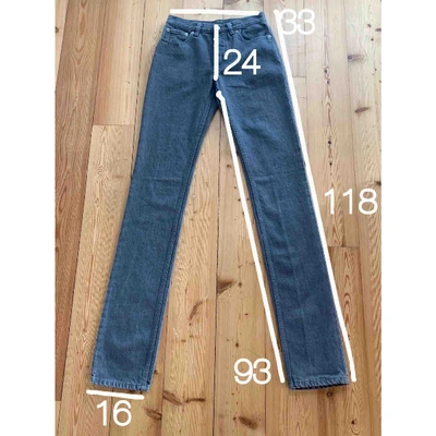 HELMUT LANG Pre-owned Slim Jeans In Blue