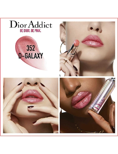 Shop Dior Addict Stellar Shine Lipstick 3.5g In 352