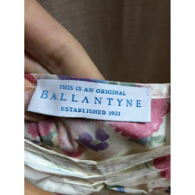Pre-owned Ballantyne Silk Mid-length Dress In Multicolour