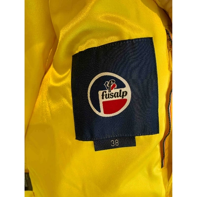 Pre-owned Fusalp Coat In Yellow