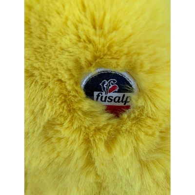 Pre-owned Fusalp Coat In Yellow