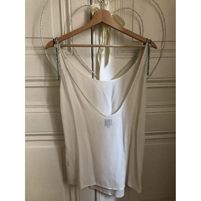 Pre-owned Swildens White Silk  Top