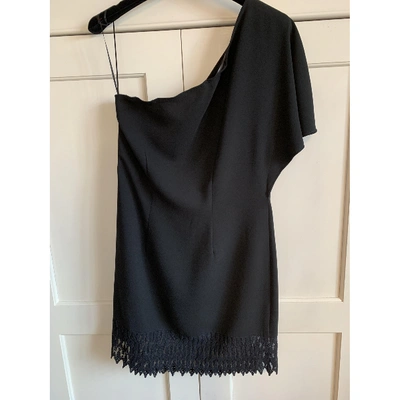 Pre-owned Cycle Mini Dress In Black
