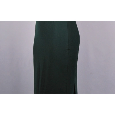 Pre-owned Balenciaga Wool Mid-length Skirt In Green