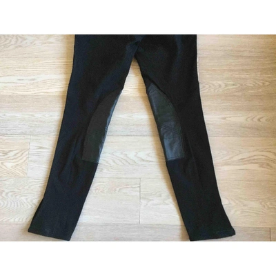 Pre-owned Prada Slim Pants In Black