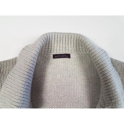 Pre-owned Ballantyne Cashmere Cardigan In Grey