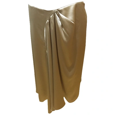 Pre-owned Prada Silk Skirt In Other