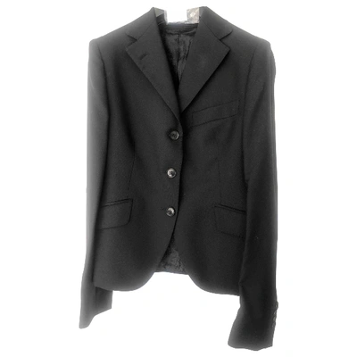 Pre-owned Tagliatore Black Cotton Jacket