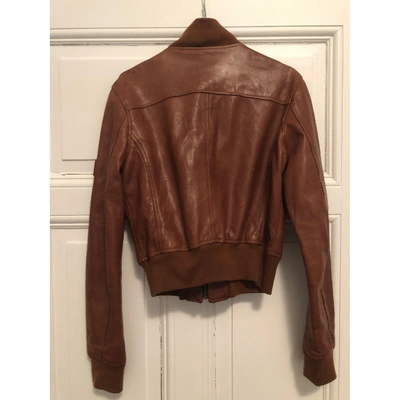 Pre-owned Belstaff Brown Leather Leather Jacket
