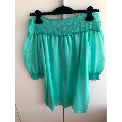 Pre-owned Pinko Tunic In Green