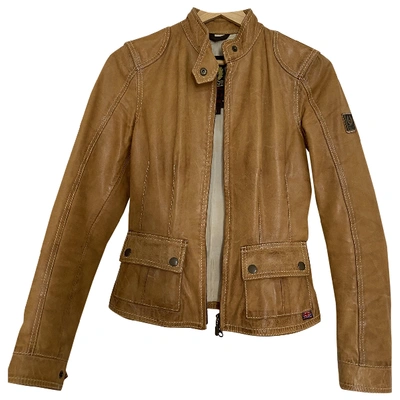 Pre-owned Belstaff Brown Leather Leather Jacket