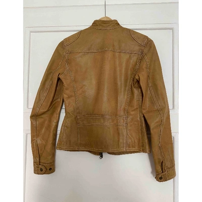 Pre-owned Belstaff Brown Leather Leather Jacket