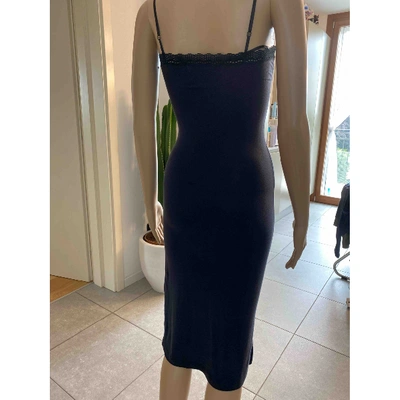Pre-owned Designers Remix Wool Dress In Blue