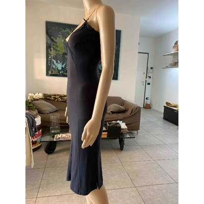 Pre-owned Designers Remix Wool Dress In Blue