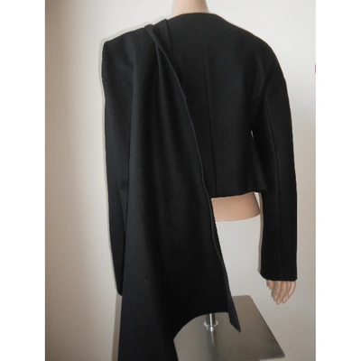 Pre-owned Vionnet Cashmere Short Vest In Black