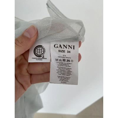 Pre-owned Ganni Fall Winter 2019 Grey  Top