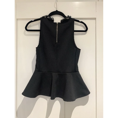 Pre-owned Topshop Black Polyester Top