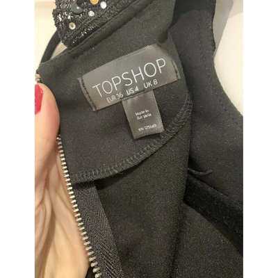 Pre-owned Topshop Black Polyester Top