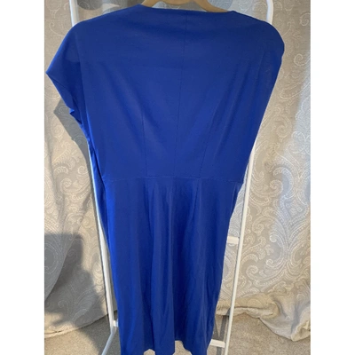 Pre-owned Jil Sander Blue Cotton Dresses