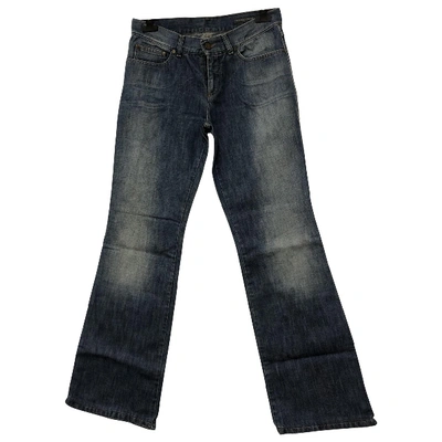 Pre-owned Alexander Mcqueen Blue Denim - Jeans Jeans