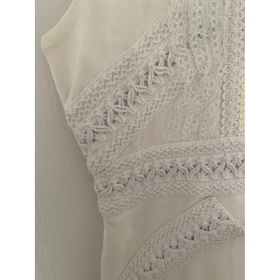 Pre-owned Givenchy Mini Dress In White