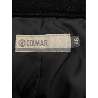 Pre-owned Colmar Straight Pants In Black