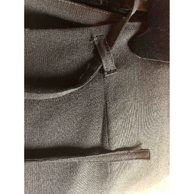 Pre-owned Aspesi Wool Maxi Skirt In Black