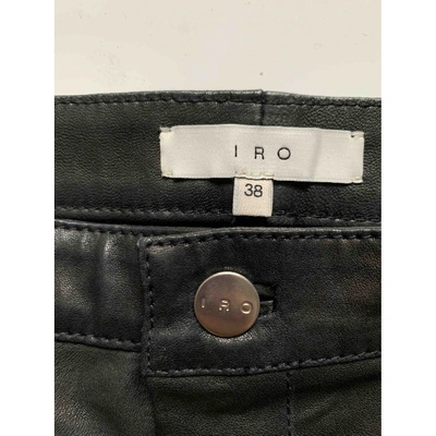 Pre-owned Iro Black Leather Shorts