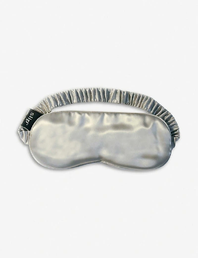 Shop Slip Elasticated Sleep Mask In Silver