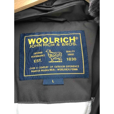 Pre-owned Woolrich Brown Synthetic Coat